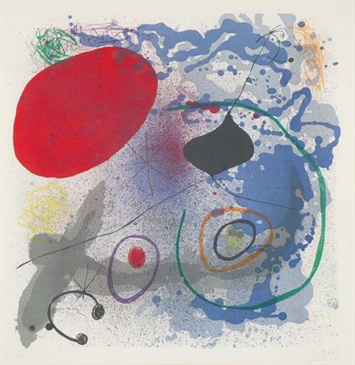 Lot 3196 - Joan Miró BATTEMENT II (M. 501) Color...