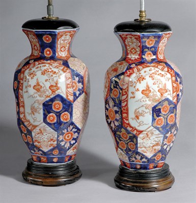 Lot 427 - Pair of Imari Porcelain Vases 19th Century...