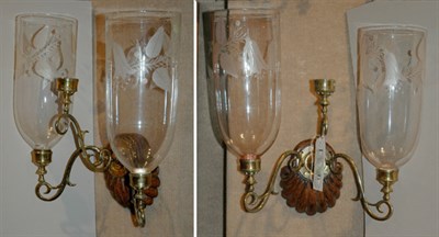 Lot 638 - Pair of Georgian Style Gilt-Metal and Carved...