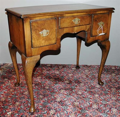 Lot 647 - Queen Anne Style Mahogany Lowboy Height 29 1/4...
