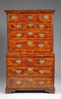 Lot 2190 - George II Walnut Chest on Chest 18th Century...