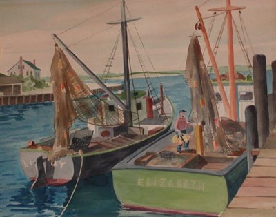 Lot 51 - Wini Smart American, b.1932 FISHING BOATS...