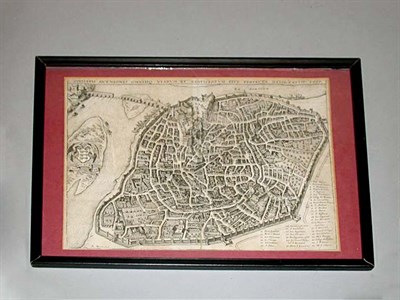 Lot 3049 - [MAP] MERIAN, M[ATTHAEUS] Civitatis Avenionis...