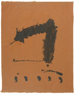 Lot 3206 - Robert Motherwell UNTITLED (BELKNAP 24A;...