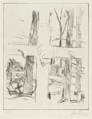 Lot 3088 - George Baselitz KREUZ (JAHN 108) Etching and...