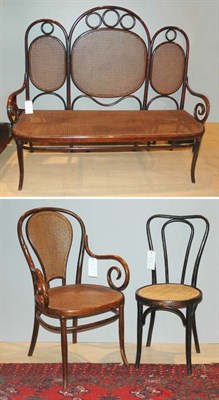 Lot 255 - Group of Bentwood Furniture Comprising a...