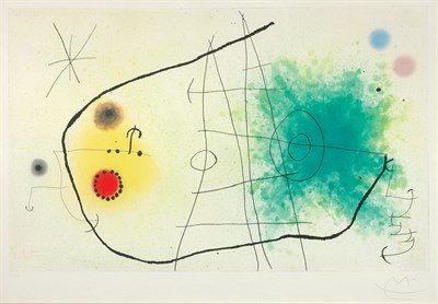 Lot 3194 - Joan Miró PARTIE DE CAMPAGNE I (D. 430) Color...
