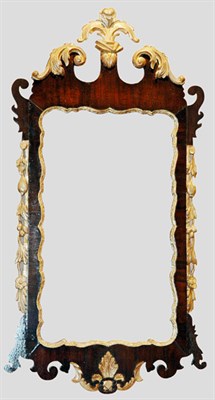 Lot 382 - Chippendale Style Parcel Gilt Mahogany Mirror...