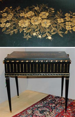 Lot 363 - Louis XVI Style Parcel Gilt and Painted Side...