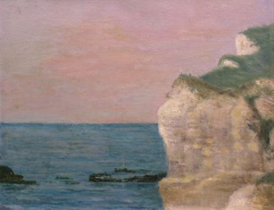 Lot 20 - American School 20th Century COASTAL VIEW Oil...