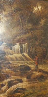 Lot 3023 - British School 19th Century Waterfall,...