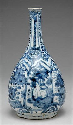 Lot 1246 - Chinese Blue and White Glazed Porcelain Vase...