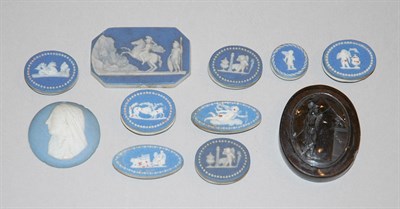 Lot 286 - Ten Jasperware Miniature Plaques