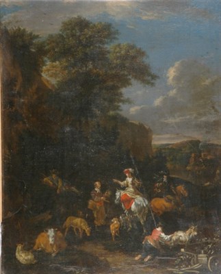 Lot 2058 - Circle of Nicholas Berchem An Elegant Lady...