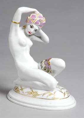 Lot 2200 - Hutschenreuther Porcelain Figure of an Exotic...