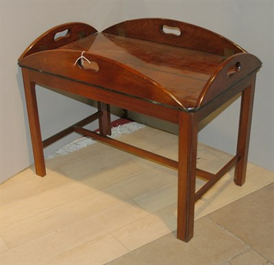 Lot 649 - Georgian Style Mahogany Butler's Tray Coffee...