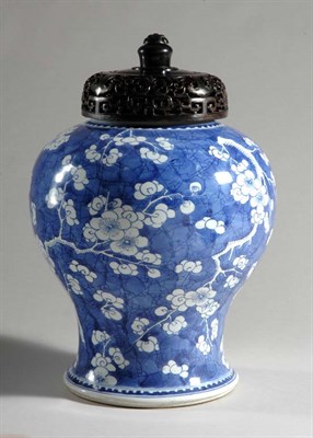 Lot 1220 - Chinese Blue and White Porcelain Vase Kangxi...