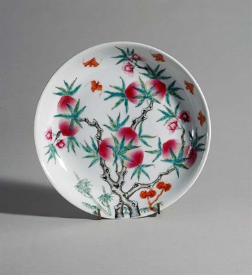 Lot 1416 - Chinese Enameled Porcelain Dish Early 20th...