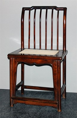 Lot 1336 - Chinese Huanghuali Chair 19th Century The back...