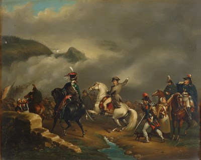 Lot 2012 - Manner of Horace Vernet THE PASSAGE OF THE...