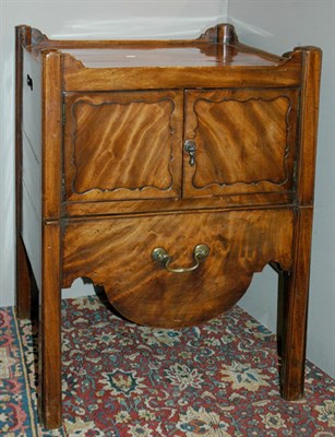Lot 2191 - George III Mahogany Pot Cupboard Late 18th...