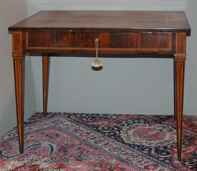 Lot 2349 - Italian Neoclassical Marquetry Inlaid Rosewood...