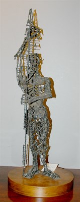 Lot 1135 - Abstract Metal Figure of Don Quixote Height 28...
