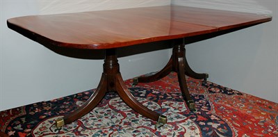 Lot 2474 - George III Style Mahogany Double-Pedestal...