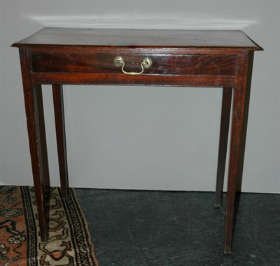 Lot 2375 - George III Mahogany Side Table The rectangular...