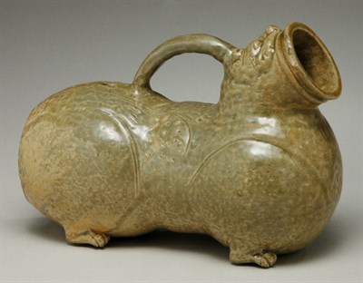 Lot 1165 - Yueyao Glazed Stoneware Pouring Vessel Jin...