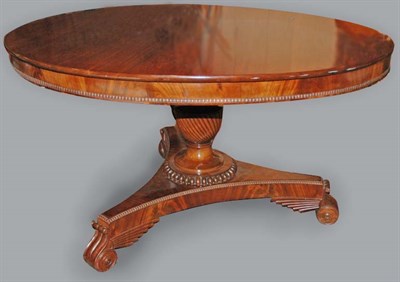 Lot 2538 - Continental Neoclassical Mahogany Center Table...
