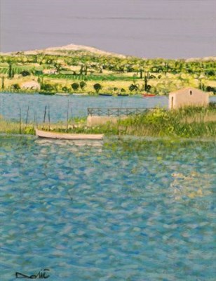 Lot 10 - Dominique Dorie French, b.1958 L'EAU EMERAUDE...