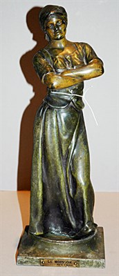 Lot 2539 - Bronze Patinated Spelter Figure La Moisson...