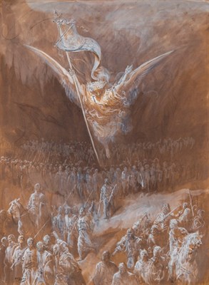 Lot 1001 - Gustave Dore French, 1832-1883 Victory Signed...