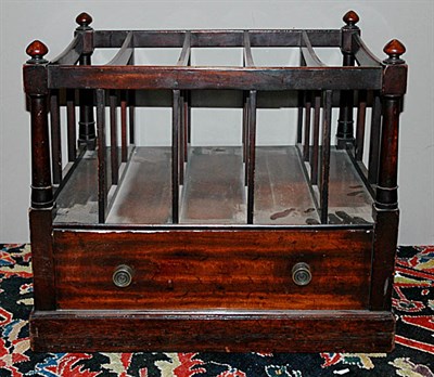 Lot 2396 - Late George III Mahogany Canterbury Early 19th...