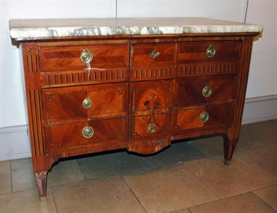 Lot 2509 - Louis XVI Style Parquetry and Marquetry Inlaid...