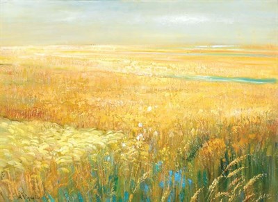Lot 28 - Andre Vignoles French, b. 1920 LES BLES MURS...