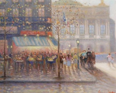Lot 2078 - Luciano Rampaso French, b. 1936 L'Opera, Paris...