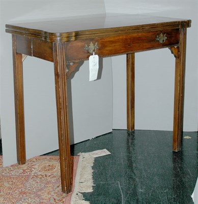 Lot 1109 - Georgian Style Mahogany Fold-Over Table Height...