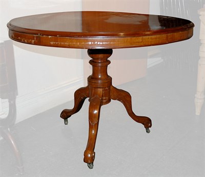 Lot 1187 - Cherry Circular Tilt-Top Table Height 29 3/4...