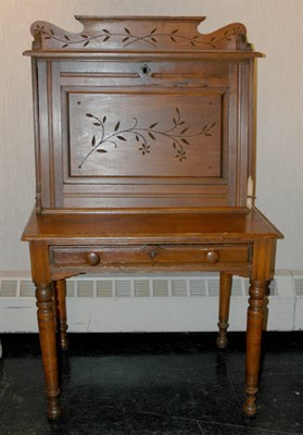 Lot 1163 - American Fruitwood Plantation Desk Height 60...