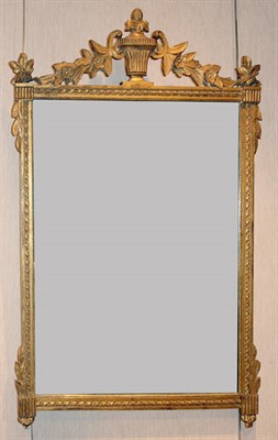 Lot 1127 - Louis XVI Style Gilt-Wood Mirror Height 50...