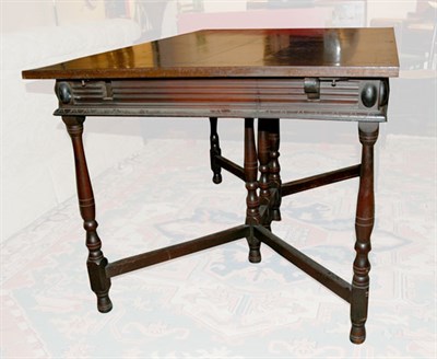 Lot 1106 - Continental Fruitwood Dining Table Height 30...