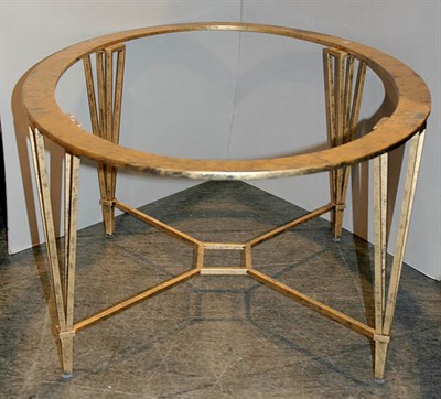 Lot 1139 - Neoclassical Style Glass Top Gilt-Metal Coffee...