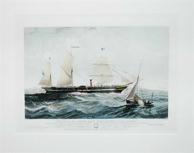 Lot 1070 - After William Knell THE VIEW OF THE STEAM SHIP...