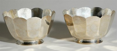 Lot 4266 - Pair of Tiffany & Co. Sterling Silver Faceted...