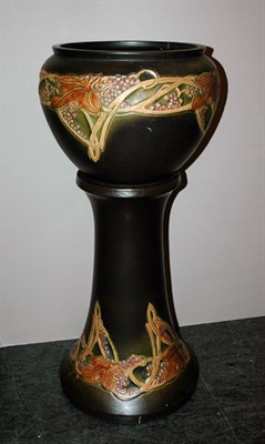Lot 265 - Roseville Pottery Jardiniere on Stand Height...