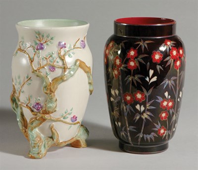 Lot 178 - Zolnay Ceramic Vase; Together with a Clarice...