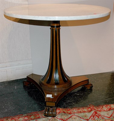 Lot 1174 - Neoclassical Style Marble Top Mahogany...