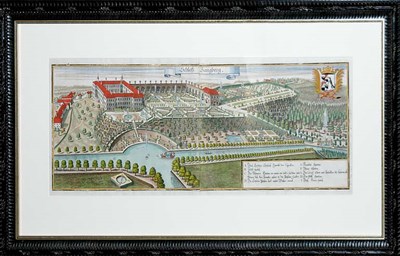 Lot 1051 - Michael Wening SCHLOSS BANGBERG Hand-colored...